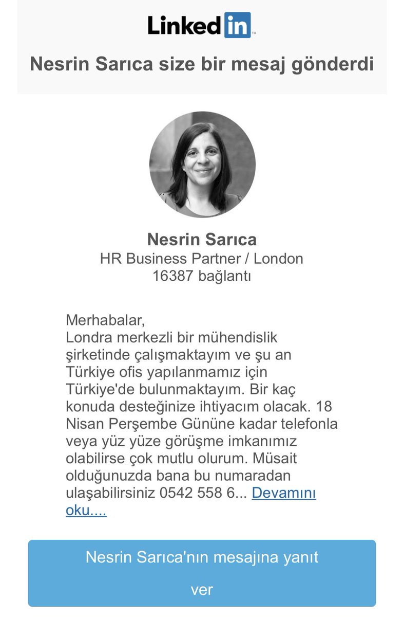 NetKorumaAlarm's tweet photo. Türkiye'deki ilk @LinkedIn #phishing saldırısı şu anda yayında! https://online-lnkedin(.)com https://t.co/uNaDddBxbH