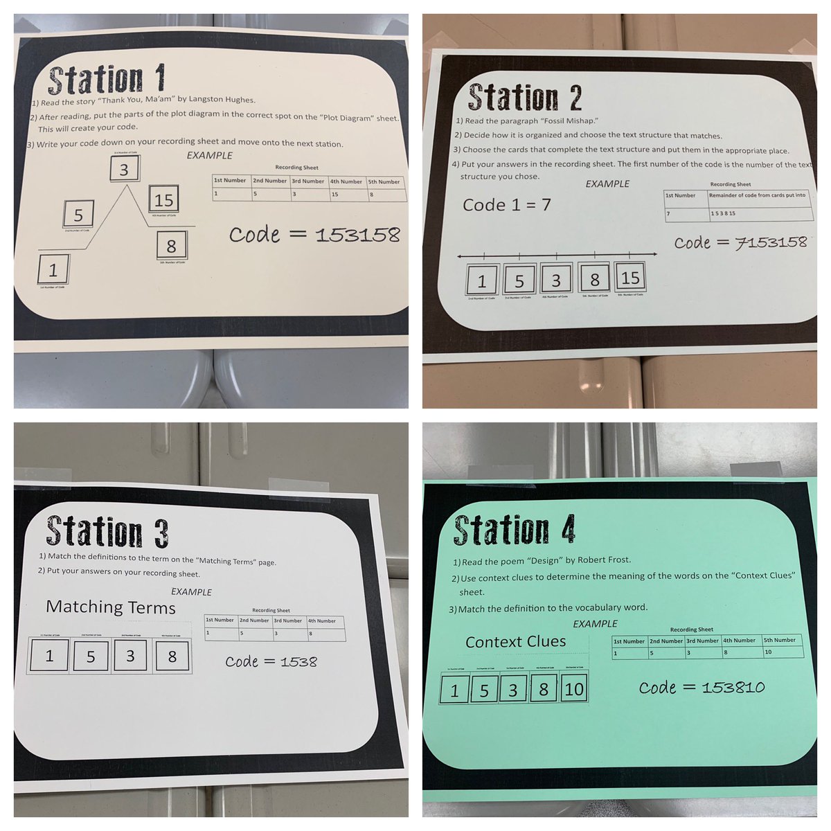 MrsP_SMS's tweet photo. Weโre escaping the classroom today in #6thgradeELA #escapegame #textstructure #contextclues #plotdiagram #vocabulary https://t.co/iCrBdPzBST