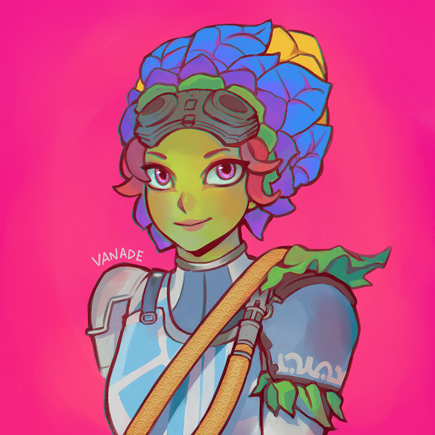 Take a look at this amazing Fan Art made by our Starlink Community member Vanade <a href="/veetwentythree/">Vanade is on other sites</a>, featuring the colorful pilot Fern! ⭐