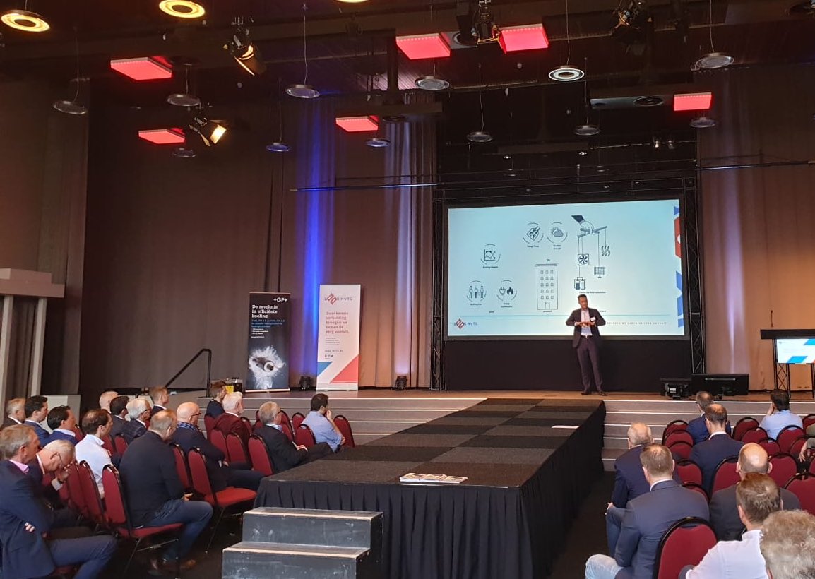 Verplicht energieverspilling beperken? Zo eenvoudig is dat! Van Beek directeur Ron Hendriks vandaag tijdens zijn lezing op het <a href="/nvtg/">NVTG</a> voorjaarscongres. #beleefenergie