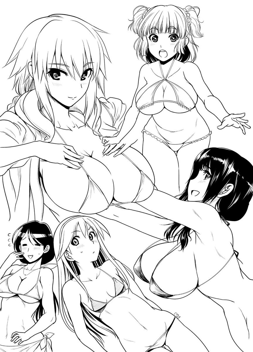 別におっぱいがすきじゃないわけじゃないと言うためだけに
何も考えず描いた、いつものじゃないらくがき。
次はいつもどおり描きます。許してくださいなんでもry 