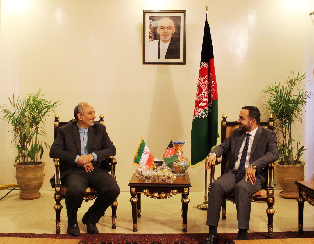 Afghan Ambassador to Pakistan, H.E <a href="/MashalAtif/">Atif Mashal عاطف مشعل</a> held a constructive meeting with H.E Ambassador of Iran to Pakistan, Mehdi Honardoost. During the meeting both sides exchanged views on strengthening bilateral relations, current regional situation and Afghan Peace Process.