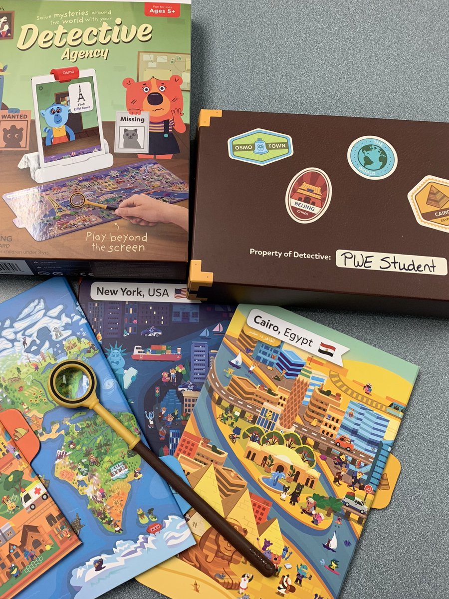 So excited to add to #DetectiveAgency to our PWE @PlayOsmo sets! Thanks @DPISD_DPEF!