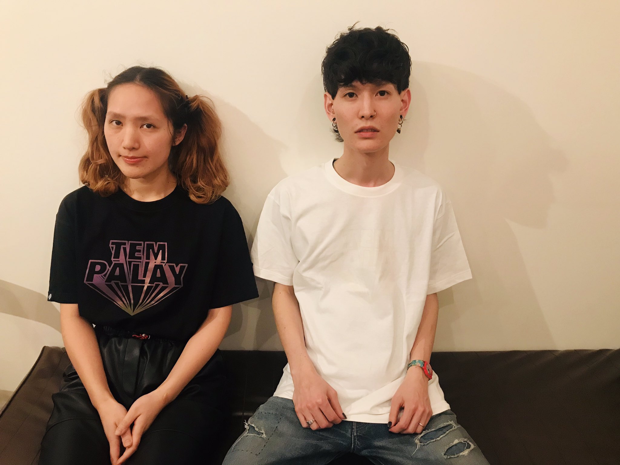 Tempalay RE フラッシュTシャツ 黒 Mサイズ Tempalay on X: 