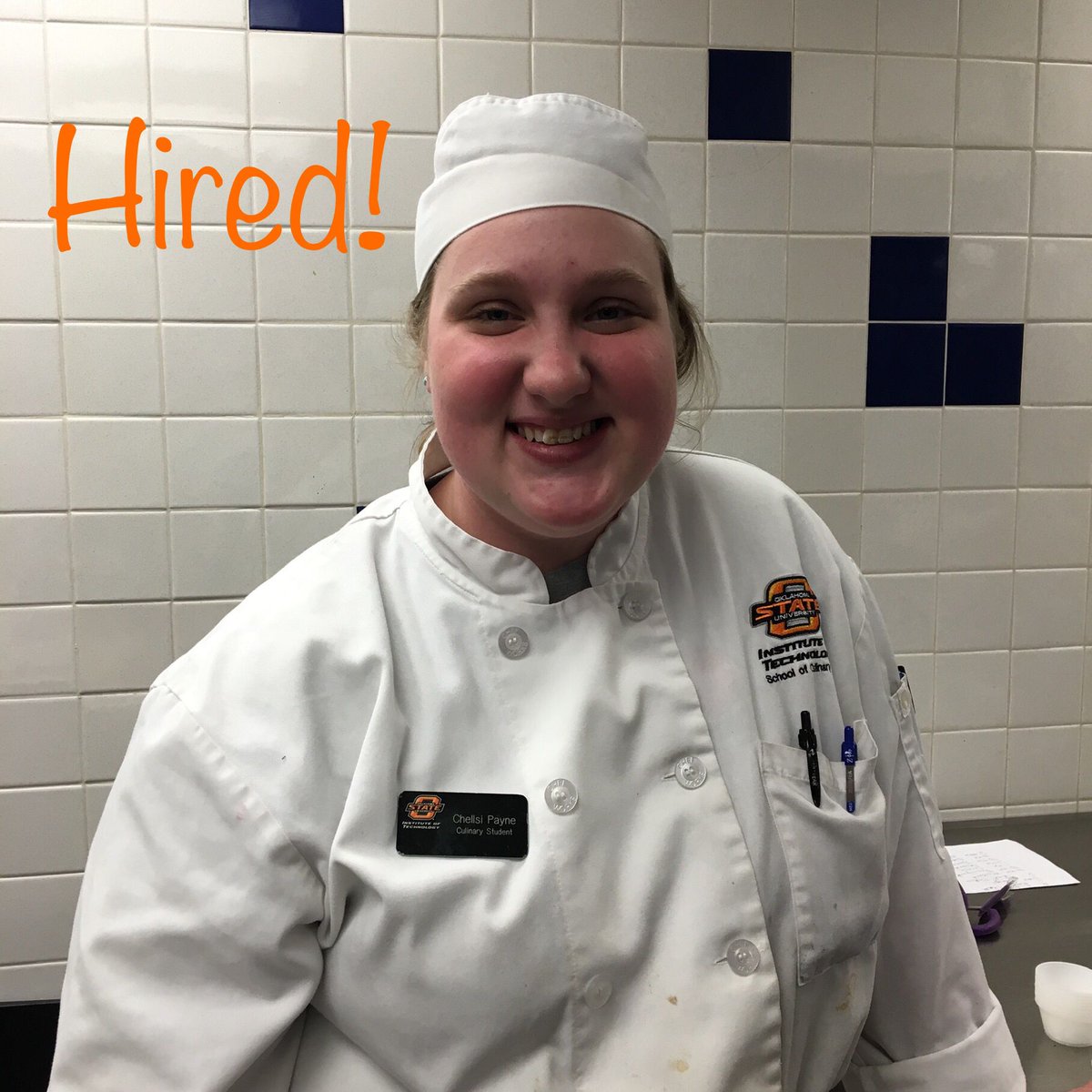 We prepare our students for jobs! As a result of the networking opportunity at the last #acftulsa meeting hosted @OSUITCulinary Chellsi made the connection and landed the job @GatheringPlace @acfchefs benefits our students with education and networking opportunities! #cowboychef