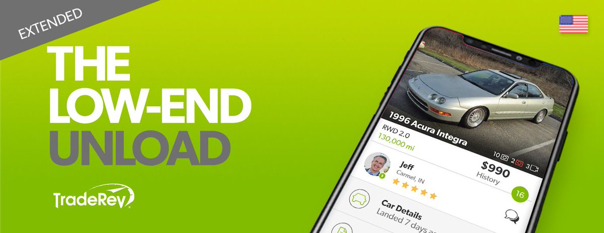 TradeRevTweets's tweet photo. We've extended the Low-End Unload! Our selling fee is just $50 for vehicles less than $1K until June 30. Let's #MoveMetal all spring long! Learn more: https://t.co/7C5DaKr0ld https://t.co/0HOjgUPMp1