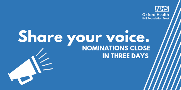 OxfordHealthNHS's tweet photo. If you're looking for something to do this weekend why not apply for one of our 15 volunteer #governor vacancies? The Council of Governors has a real say in the shaping of our services. Nominations close in just three days: https://t.co/xLjgiD7ZpK #OHFTelections #OHFTgetinvolved https://t.co/Oe6qWFCl0T