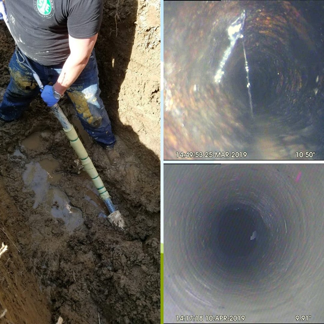 Source1Env's tweet photo. Hydro-Mole getting down and dirty installing S1E's PipePatch!
#PipePatch # TeamS1E # Trenchless #CIPP # Plumbing https://t.co/WDAz48Qrgz