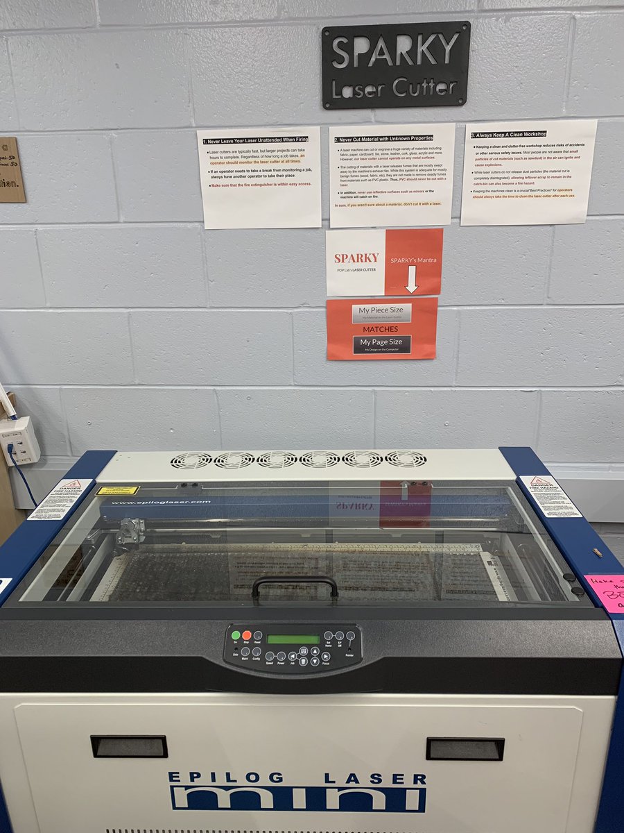 robertabrandao's tweet photo. Thank you @birdbraintech for the awesome starter file to create a Sense-Think-Act Demo Board using our laser cutter “Sparky”. Our 3rd graders are loving it. We are assembling it together. Here is v1.0: board+3 motors https://t.co/ZUXJSQFjyW