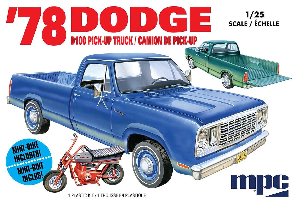 UpScaleHobbies's tweet photo. 🔥Coming Soon🔥

MPC 1978 Dodge D100 Pick-up from @Round2LLC

Pre-order Now: https://t.co/1OJVHikOhD

#upscalehobbies #MPC #78dodge https://t.co/thSjHJqKhE