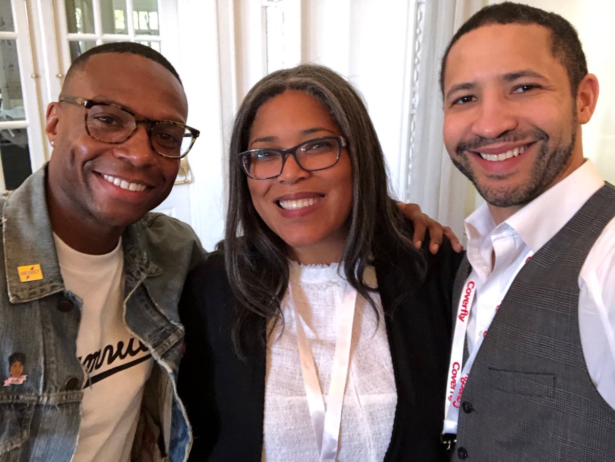 DarrienGipson's tweet photo. Had a great time ⁦@screencrafting⁩ writer’s summit with these talented men ⁦@BenTheWriter⁩ and #ChadKennedy. https://t.co/k9wFJqKNR5