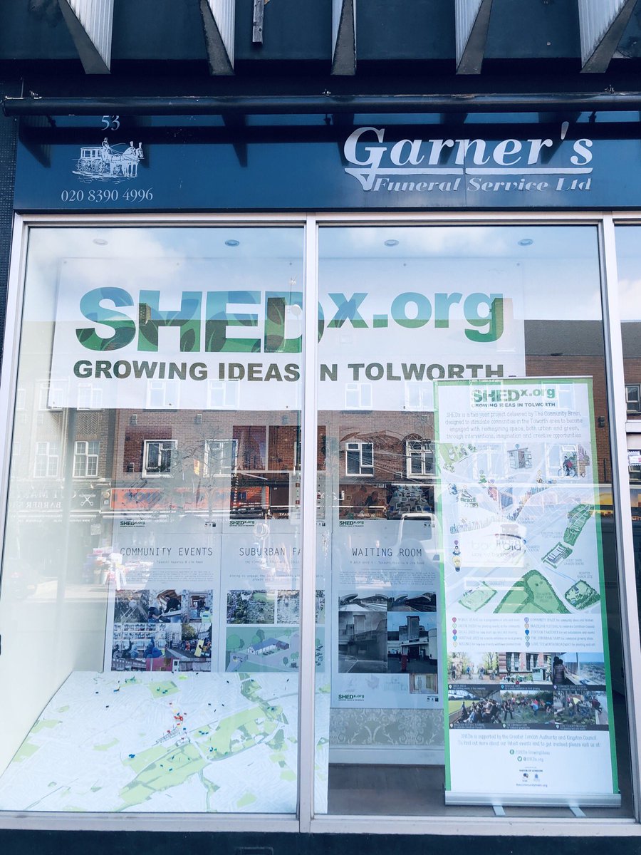 funeral directors becomes a new community consultant hub in #Tolworth  #highstreet #highstreetreuse Great walkabout with <a href="/SHEDx_org/">SHEDx  Growing Ideas</a> @LordScroley