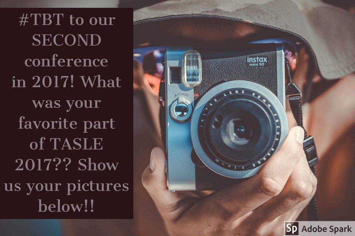 #TBT For those of you who attended to 2017 conference, please show us your picture of your favorite memory. Have a fantastic day!