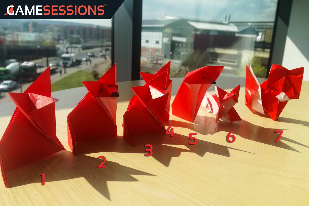 GameSessions's tweet photo. Inspired by the lovely world of Epistory, our team had a go at #origami foxes... Which one's your favourite? Show us in the replies if you want to try it too!

And don't forget to grab your copy of Epistory while it's free: https://t.co/UzGpkQTOcj https://t.co/3pDpMOBlgL