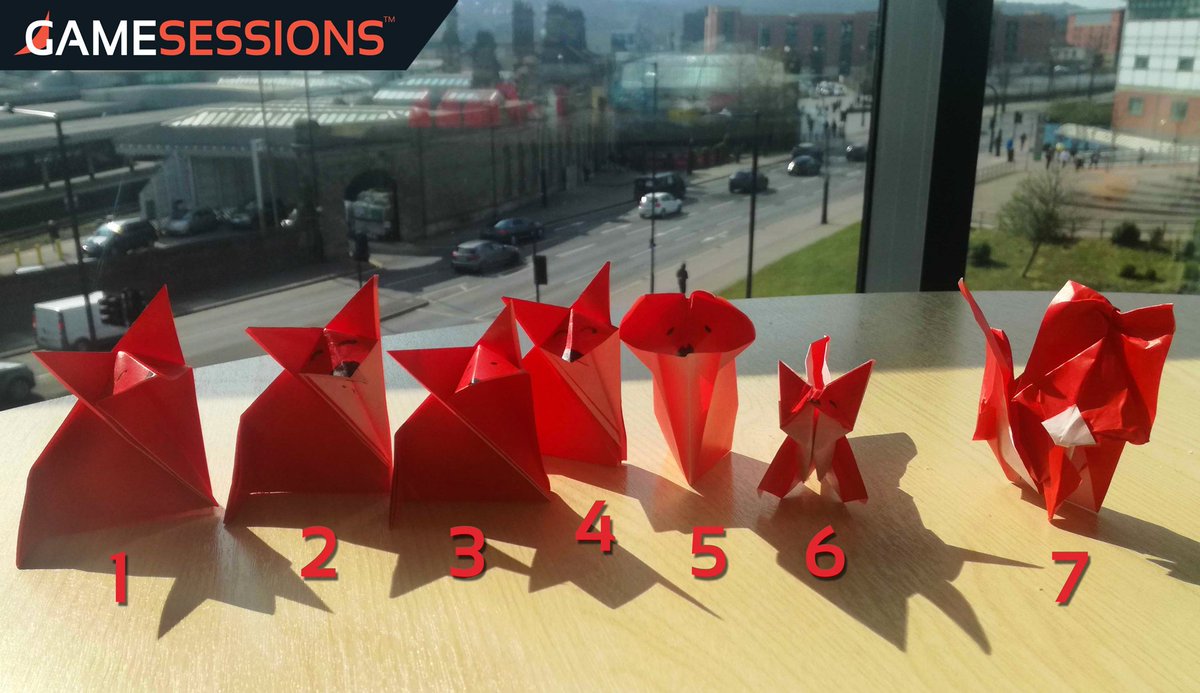 GameSessions's tweet photo. Inspired by the lovely world of Epistory, our team had a go at #origami foxes... Which one's your favourite? Show us in the replies if you want to try it too!

And don't forget to grab your copy of Epistory while it's free: https://t.co/UzGpkQTOcj https://t.co/3pDpMOBlgL
