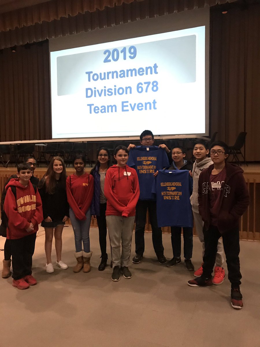 ndesousa_wdld's tweet photo. Congratulations to our Woodland participants in Kellenberg’s Math Olympiad Tournament yesterday! #dangerousdenominators @ms_woodland https://t.co/Y3Y2aM7Ecs