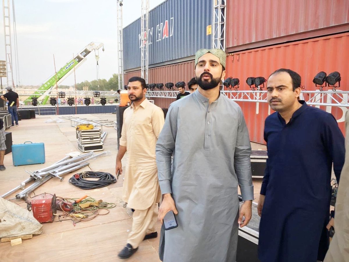 TeamPYOSindh's tweet photo. Wonderful arrangements by Sardar Muhammad Bux Mahar at Khangarh Ghotki in Jalsa of Chairman PPP @BBhuttoZardari. Tomorrow thousands of Jiyalas will come to welcome Their beloved Chairman @BBhuttoZardari @SardarMahar3 https://t.co/KafNPSx3Ls