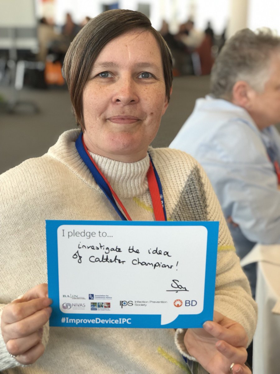 IPS_Infection's tweet photo. And the pledges are coming in... #ImproveDeviceIPC @IPS_Infection @BAUNnurses @HoorayJane @samiad66 https://t.co/50a1Fn405h