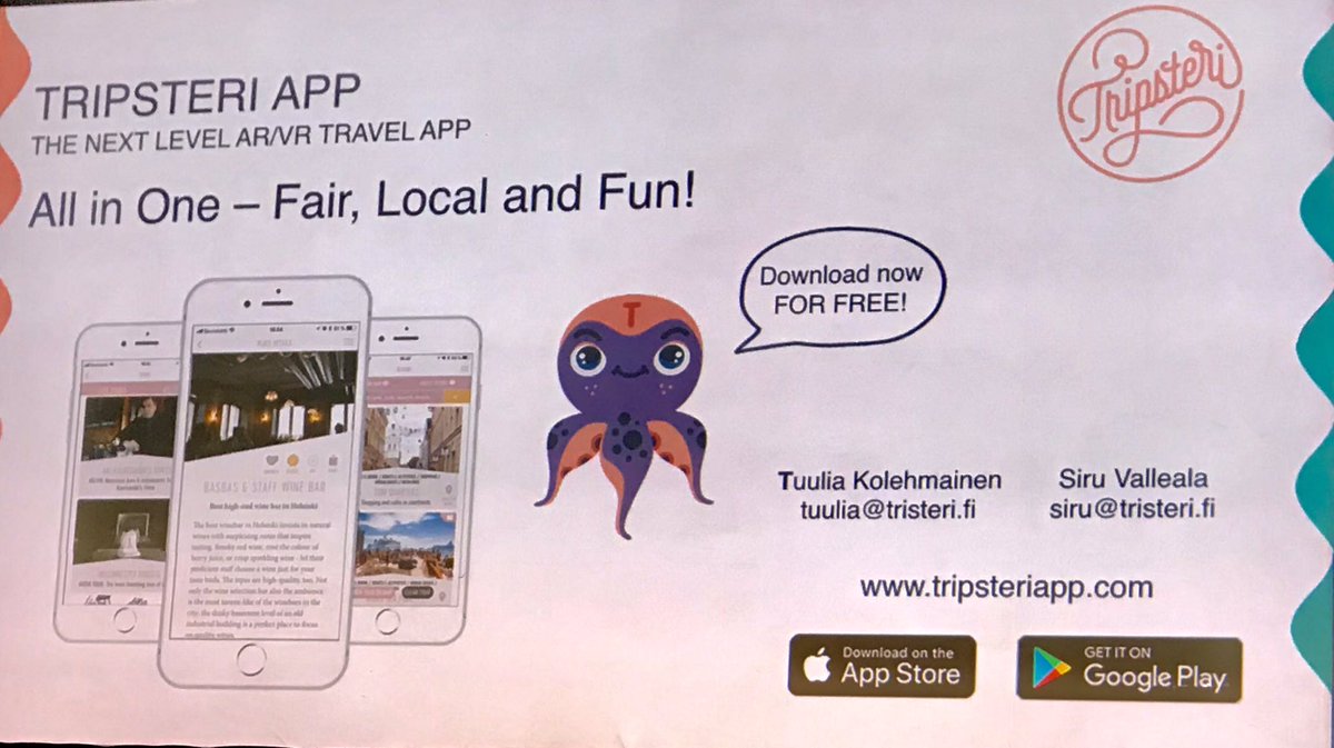 AnuNy's tweet image. #helsingin_matkailuseminaari2019 päätteeksi pichaukset @Tripsteri @thedoerz @wowandersapp #discoverHelsinki #gettips Jos joku haluaa appiin #rakkaudenmetsä ja #kompensointi - mahdollisuuden, kerron mielelläni lisää! #mood_of_finland #vastuullinen_matkailu