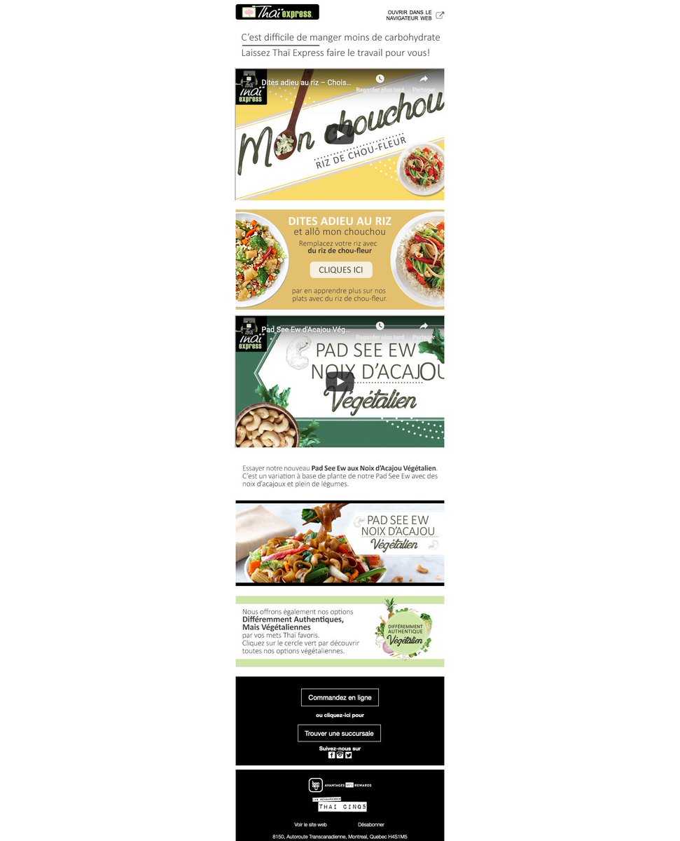 jmdemers's tweet photo. À la (pénible) lecture de cette infolettre, on s'étonne de réaliser que @thaiexpress #MTYFood est une société de chez nous. https://t.co/FYvV2tlSJN