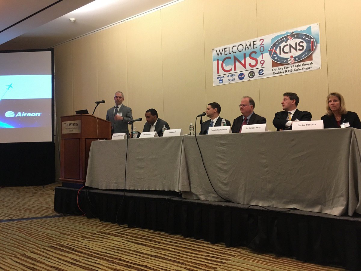 AireonLLC's tweet photo. Aireon is proud to sponsor @ICNSconference this year! It's exciting to present on our space-based ADS-B data with a live, operational system. #ProofIsInThePayload https://t.co/w6FoiEZYes