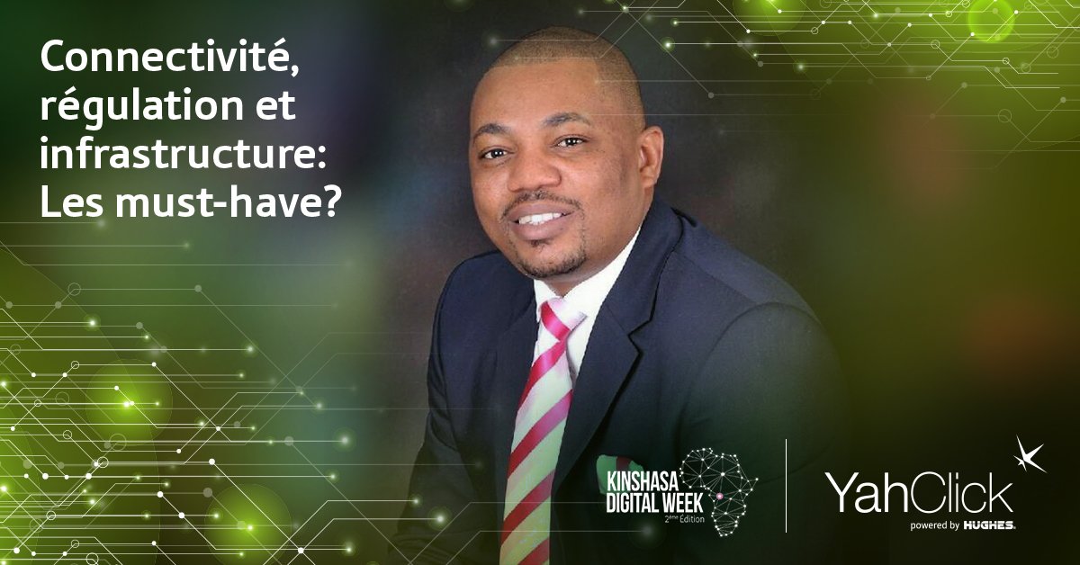 yahclick's tweet photo. Ne manquez pas d’écouter @Yankashila, directeur national de YahClick pour la RDC, discutez des prérequis autour de la connectivité, des réglementations et des infrastructures à 10h45 (heure de la RDC) à @KinshasaDigital. #KDW # KDW19 #YahClickConnects https://t.co/xPmvllBFFY