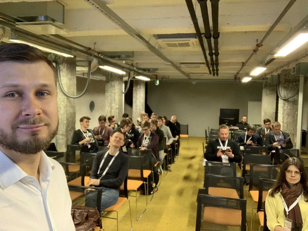 BlockchainCutie's tweet image. Our CEO @bothemighty held a speech about cryptogame market at GameDev Days conference in Tallinn
#blockchaincuties #goblockchaincuties #gamedevdays