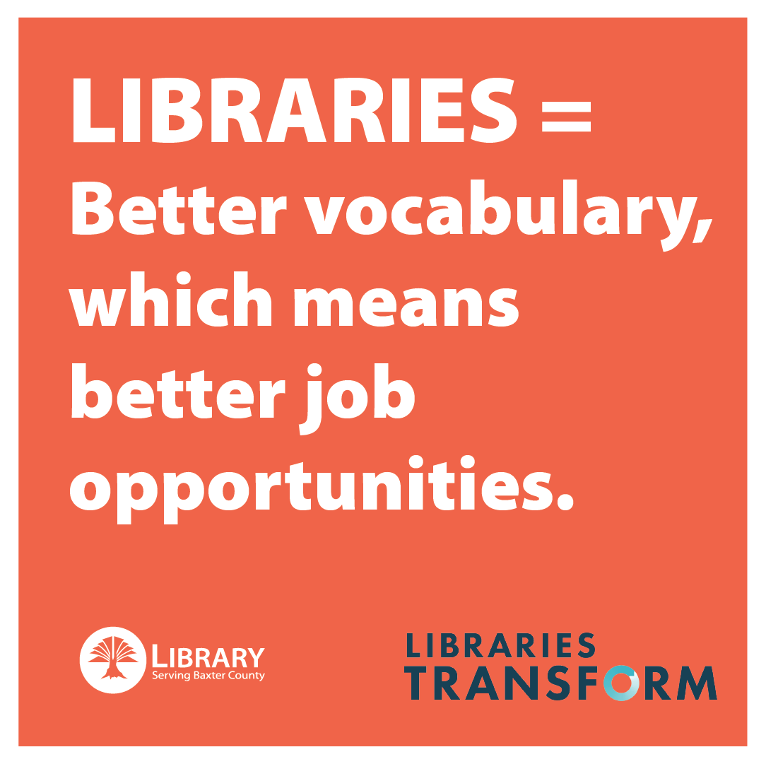 BaxterCountyLib's tweet image. #NationalLibraryWeek #LibrariesEqualStrongCommunities @ALALibrary #NeverStopReading