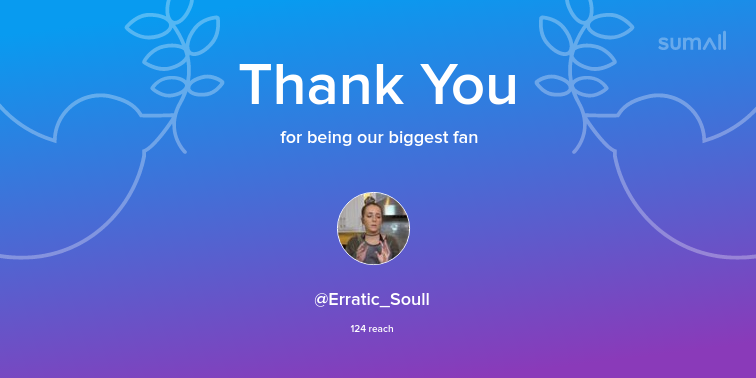highkeyybeth's tweet photo. Our biggest fans this week: @Erratic_Soull. Thank you! via https://t.co/1VxRe9bcVk https://t.co/1oEJprlmsL
