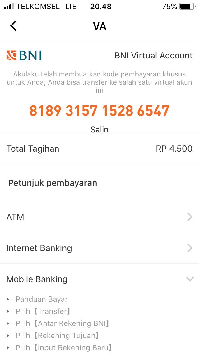 jakadicka's tweet photo. @AkulakuCare Mohon bantuannya kenapa kode transaksi tersebut di gambar tidak valid di Mobile Banking ya? Jadi saya tidak bs transaksi https://t.co/TgkpliEmuo