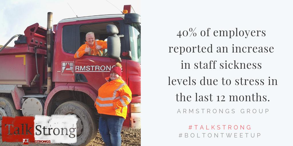 ArmstrongsGroup's tweet photo. Hello @BoltonTweetUp This week we are continuing to share with you our #TalkStrong Initiative and would love for other Bolton businesses to get involved!
#TalkStrong aims to start conversation around mental wellbeing in the workplace.
Join the discussion today.
#BoltonTweetUp https://t.co/htqQyNu2Ke