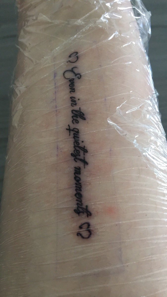chloe_foden's tweet photo. @progmusicplanet Just thought I’d show what I got as my first tattoo, aged 18 ❤️❤️ https://t.co/VhI8bcNGWP