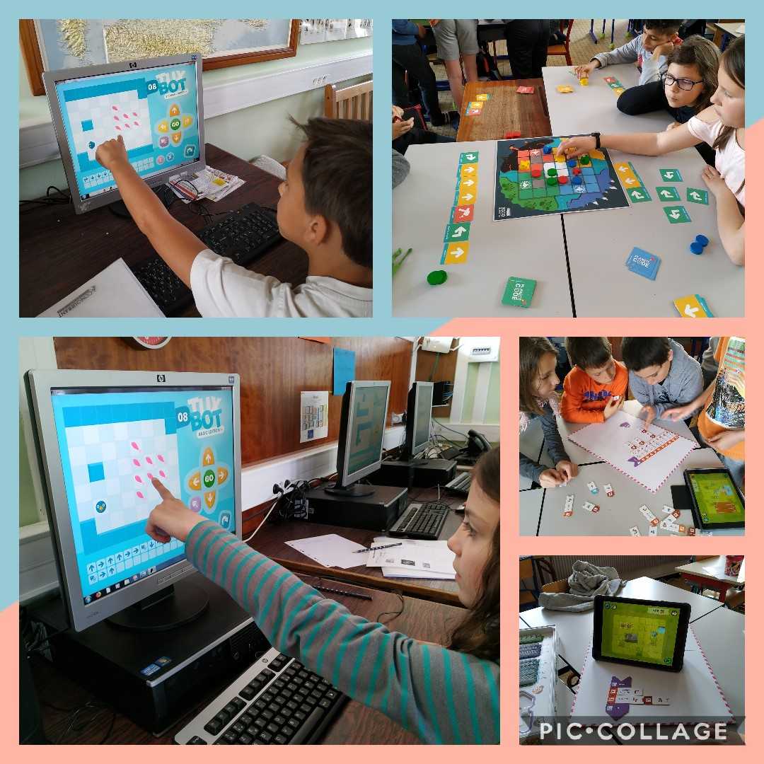 CMSaintMartin's tweet photo. Cet après-midi, ateliers de programmation avec #TuxBot, #ScottieGo et #PlanèteCode ! https://t.co/lUDYFYCeU8