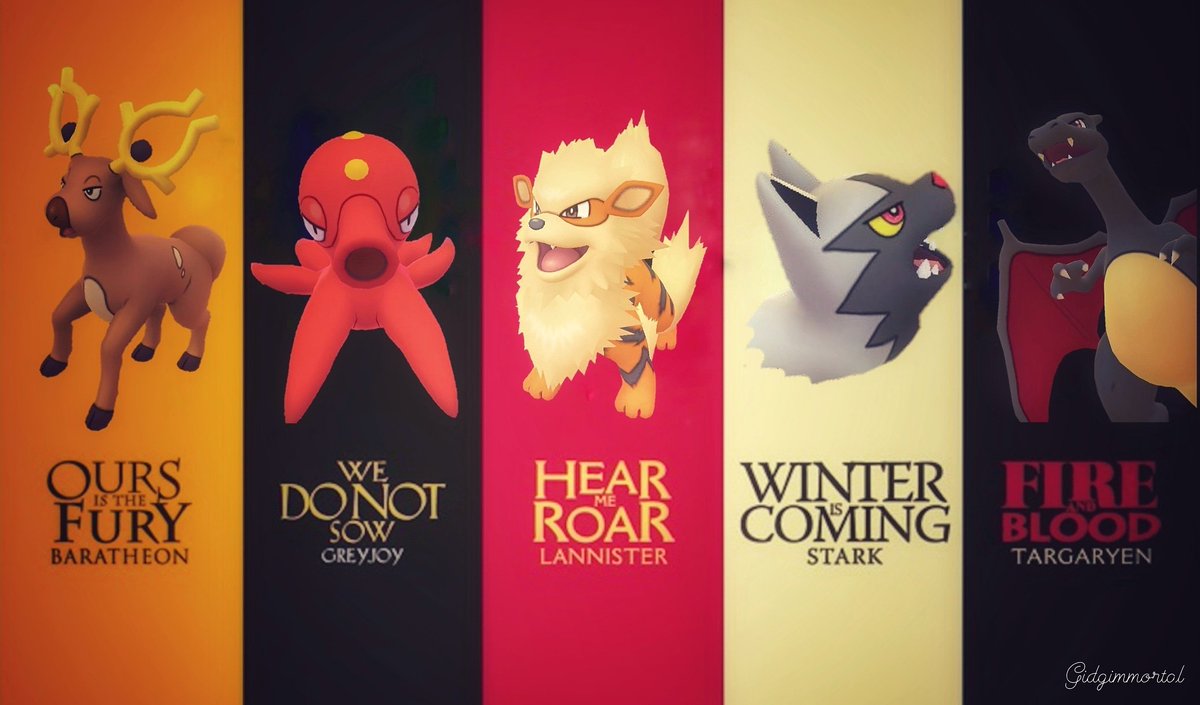 HunterGidget's tweet image. #gameofmons #gosnapshot #PokemonGO
Who is excited for Sunday? I know I am!