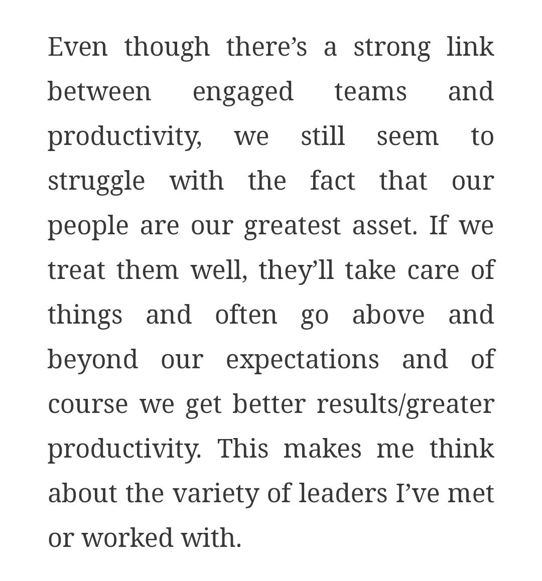 "Take care of your team, treat them really well and they’ll take care of everything else." Common sense, but if only it were more commonly practiced. Tagging a few people I've spoken with about this lately. Keep up the great work! (HT <a href="/reahpeah/">Leah B</a>)