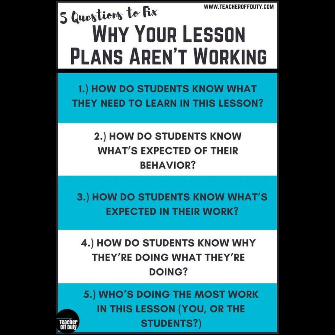 amyvalentine555's tweet image. Thoughts for your Thursday – Do you struggle with students understanding lesson plans? #ThursdayThought #TipThursday