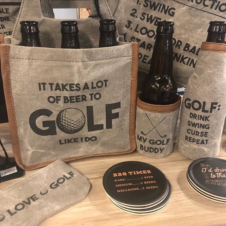 OfficialMonaB's tweet photo. Can #golf buddies also be drinking buddies? Of course they can! 🍻 Tag your golf (drinking) buddy and hit the golf course with these sporty, up-cycled bar accessories. ⛳ :: @SalesProducers ::: https://t.co/6cnFEWV81b :: #MonaB #ThirstyThursday #CreateAndConserve #TogetherWeCan https://t.co/m5ZeepLuCV