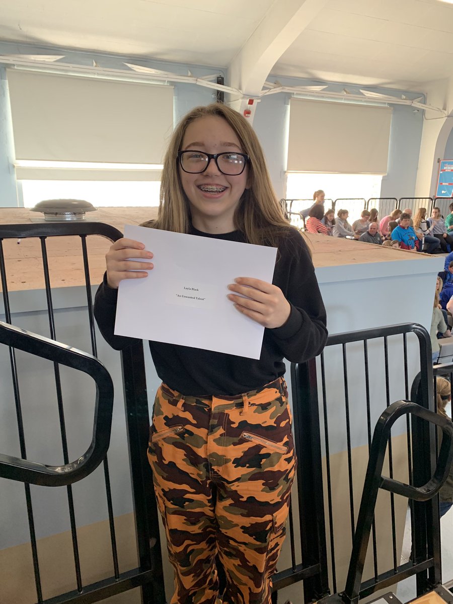 Congratulations to Layla Black! She made it to States for Power of the Pen competition! Way to go! #rangerpride #garfieldstrong