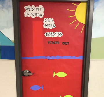 ABC4Autism's tweet photo. #TBT to our Door Decorations from last year's #AutismAwareness Month! We REALLY get into the spirit!

#ABC4Autism #Autism #ABATherapy #BCBA https://t.co/Gpukjhf4p3