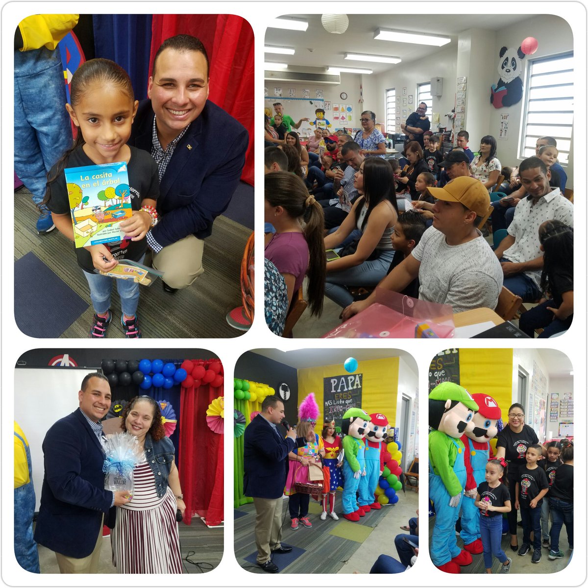 OficinaMayaguez's tweet photo. Llevando alegría a los estudiantes de Kinder de la escuela Manuel Gonzalez Melo de Rincón  en celebración de la Semana de la Niñez Temprana. #TeamOREM https://t.co/pZCNuxIBN3