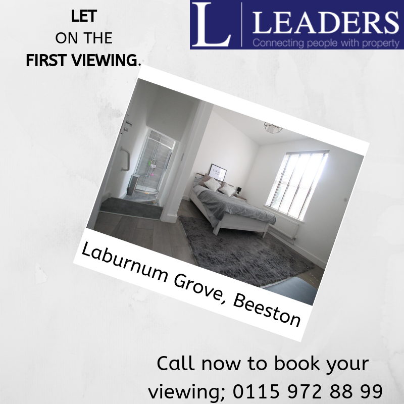 LET ON THE FIRST VIEWING*****
These rooms, each finished to a high standard won't be on the market for long, with a let on the first viewing, a second in the process of being let and over four viewings booked in for the rest of the week.
☎️ 0115 9728899
📧longeaton@leaders.co.uk