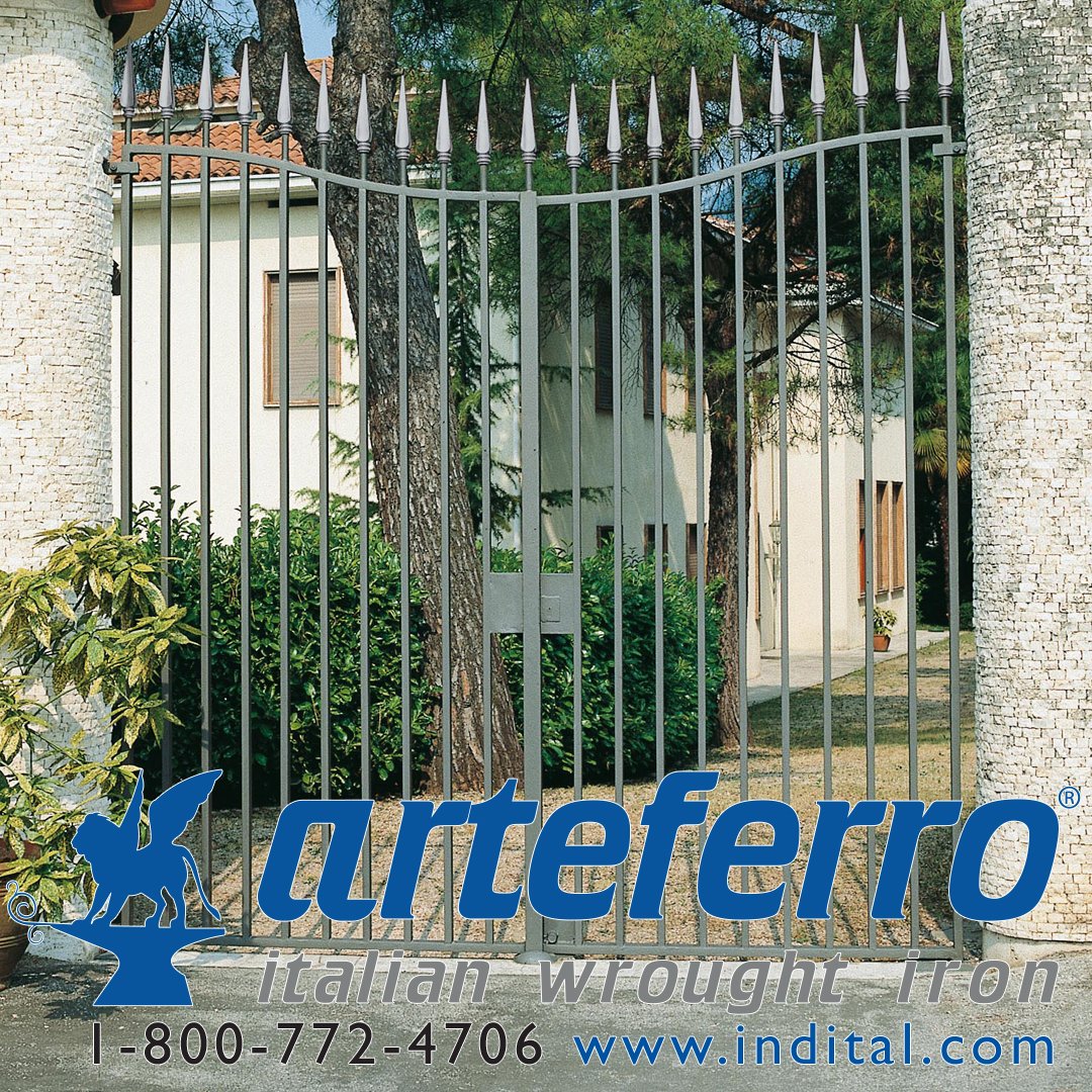 Wrought Iron gives your gate strength and security with an artistic flourish

indital.com/Wrought-Iron-P…

#arteferro #irongate #ClassicIron #wroughtiron #forgedgate #wroughtirongate #gardengate #italiandesign #SecurityGate #DriveGate #ExteriorIron #gate