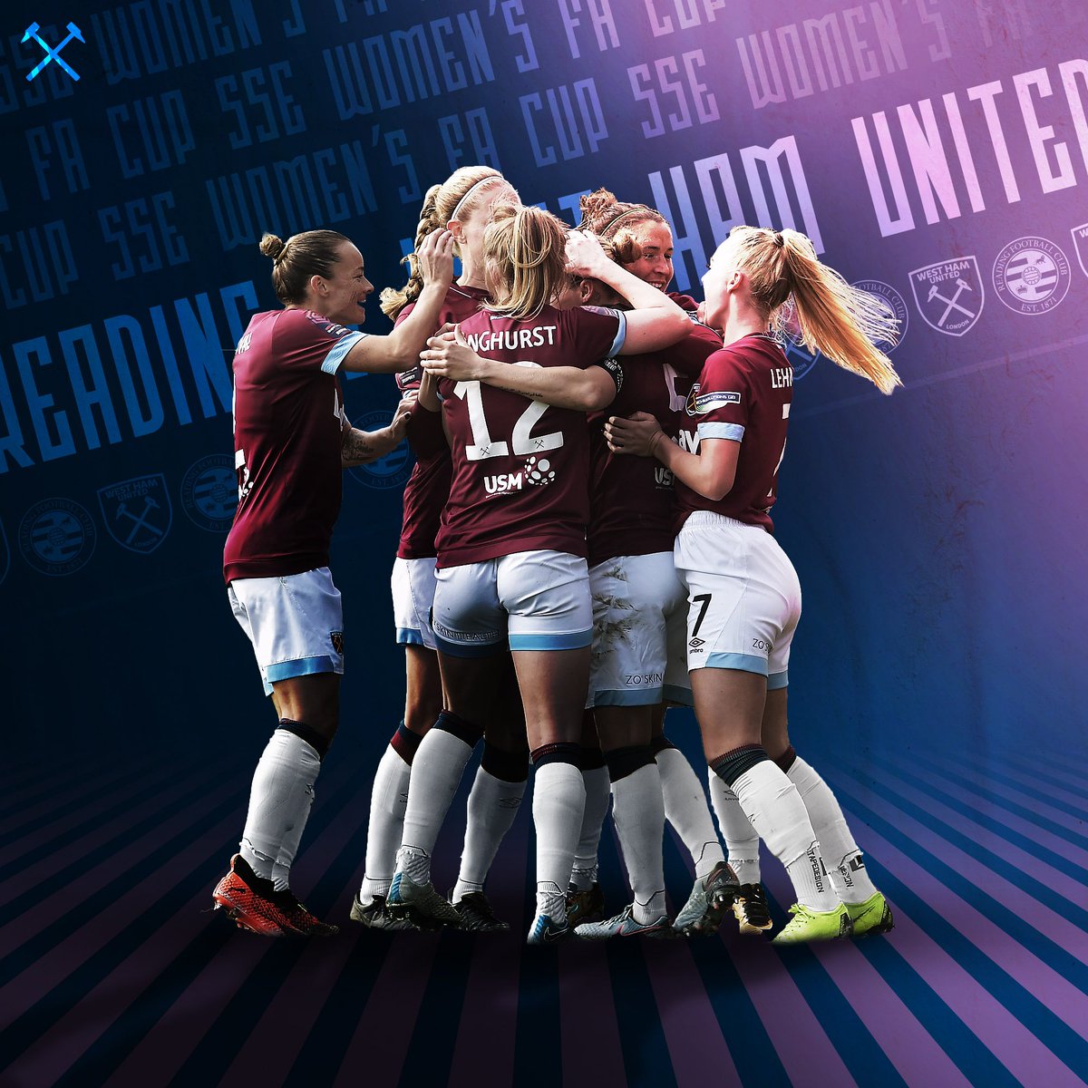 WestHamWomen's tweet photo. The big day is here! ⚒ https://t.co/6K39l9EnkE