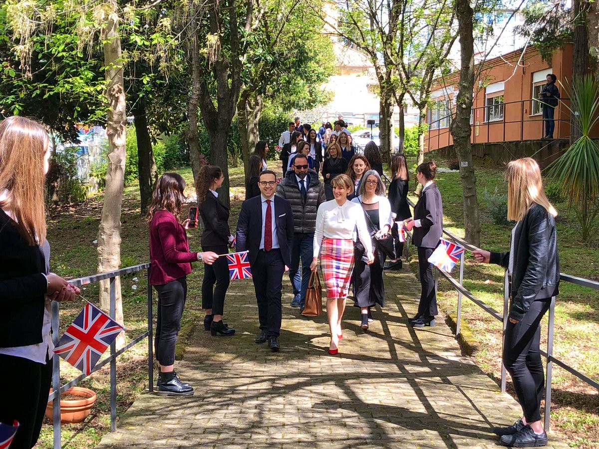JillMorrisFCDO's tweet photo. A fantastic audience today at Liceo Landi in Velletri.
 
As part of their #Diplomacy Education project, in collaboration with @globalactionita, a group of students will represent Italy at the Module UN. 

Thank you @orlandopocci and 
Simonetta de Simoni for your warm welcome https://t.co/ipJIWSMLFO