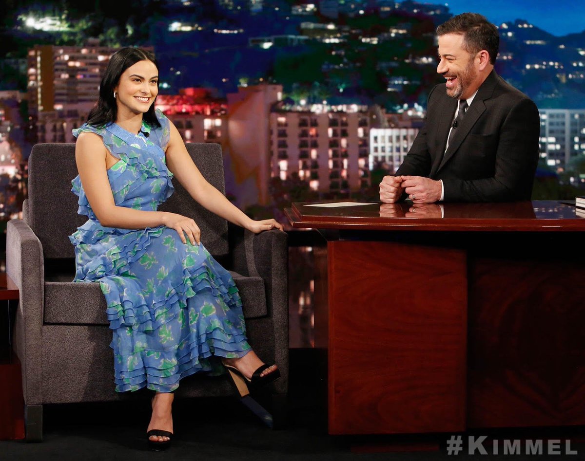 prabalgurung's tweet photo. In full bloom.
The beautiful @CamilaMendes wears the sky blue and peridot floral silk twill dress with tiered ruffles from the Spring 2019 collection on @JimmyKimmelLive
Shop similar now @Bloomingdales
#pgworld #pgmuse #modernglamour #femininitywithabite #beautywithsubstance https://t.co/rxkLEIZI7u