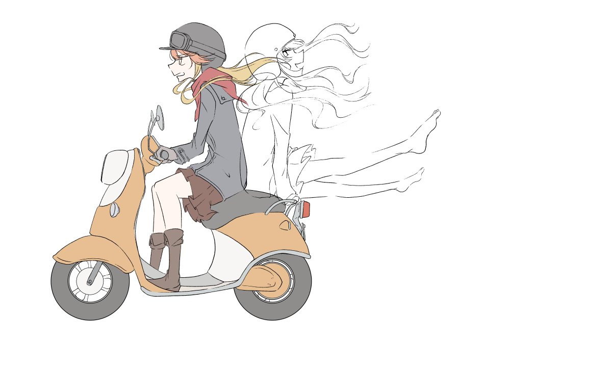 昨日の続き。
免許を取った飛鳥ちゃんが志希ちゃんを連れ戻す感じのもの。 