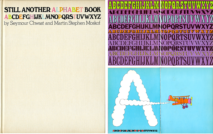 Seymour Chwast, a man of few words, wishes there were more than 26 letters in the alphabet. He is a lettering fanatic. And we need more alphabet books by him."Still Another Alphabet Book" (McGraw-Hill, 1969)  is among his most jolly and eclectic designobserver.com/feature/seymou…