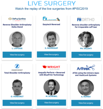 ShoulderEvents's tweet photo. #PISC2019 #Shouldersurgery #livesurgery
🤓Watch our 2019 live surgeries videos
👉https://t.co/unkoHOpU7S
👤Lafosse Laurent
👤Geoffroy Nourissat
👤@ValentiPhilippe
👤 @DrVerborgt
👤Markus Scheibel
👤@AnthonyRomeoMD https://t.co/s3UjRbKdFa