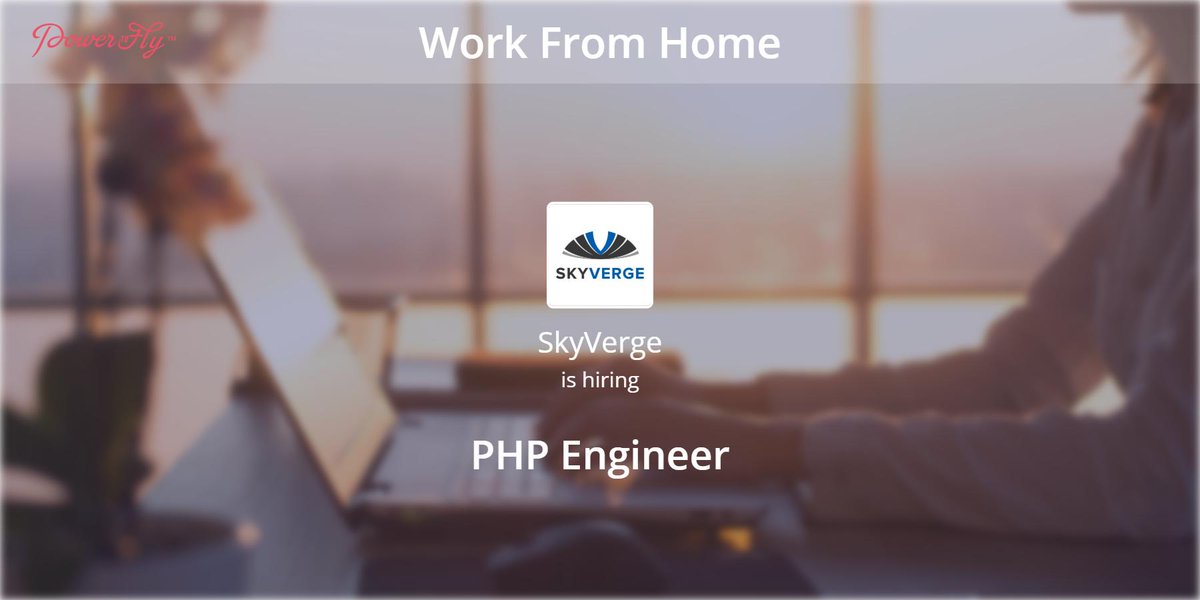 powertofly's tweet image. . @SkyVerge is looking for a #remote #PHPEngineer - could it be you? 👋🏼

Check out their #JobListing here: bit.ly/2TE5BM5

#remotejobs #remotejob #workfromhome #workathome #workremotely #nowhiring #remotework #php #tech #techjobs #jobsearch