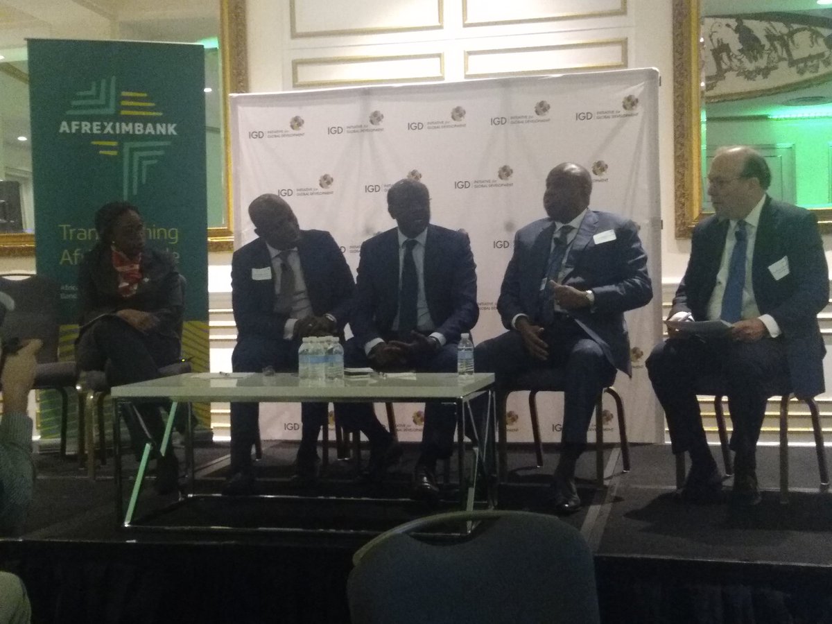 reedkramer's tweet photo. Panel #Frontier100 explores #Africa development agenda. Benedict Oramah @afreximbank, Mukhisa Kituyi @UNCTAD, Gilbert Houngbo @IFAD, @SongweVera @ECA_OFFICIAL , moderated by @WitneySchneid https://t.co/BDFGPZrl07
